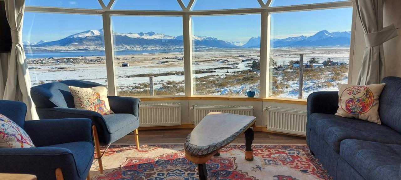 Dome With Stunning Glacier & Mountain Views Пуерто-Наталес Екстер'єр фото